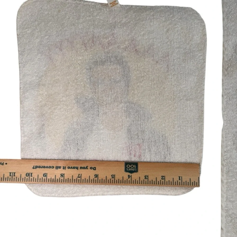 Vtg The Fonz Happy Days TV Show Fringed Hand Towel Washcloth Fonzie Cannon‎ 70's